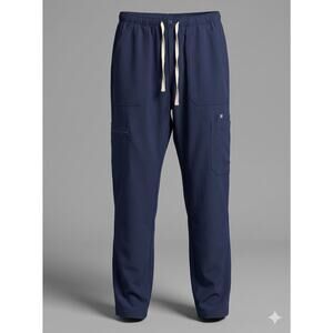 Figs Mens L Career Medical RN Minimalist FIONx Technical Cairo Cargo Scrub Pants